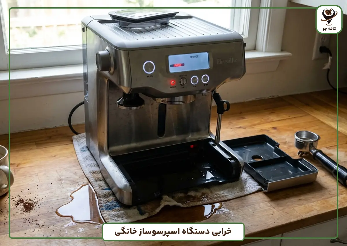خرابی دستگاه اسپرسو ساز خانگی