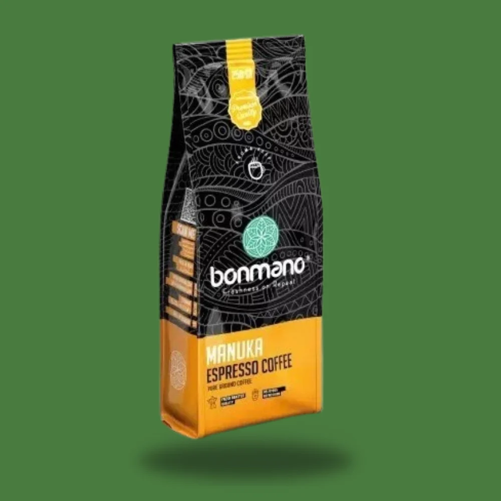 پودر قهوه اسپرسو مانوکا بن مانو